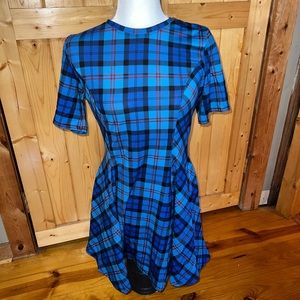Black Milk Tartan Evil Tee Dress Size Medium